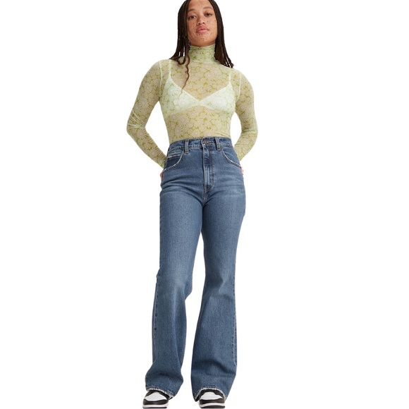 Levi's® Premium 70'S HIGH RISE FLARE WOMEN'S JEANS in Sonoma Step - Picture 3 of 3